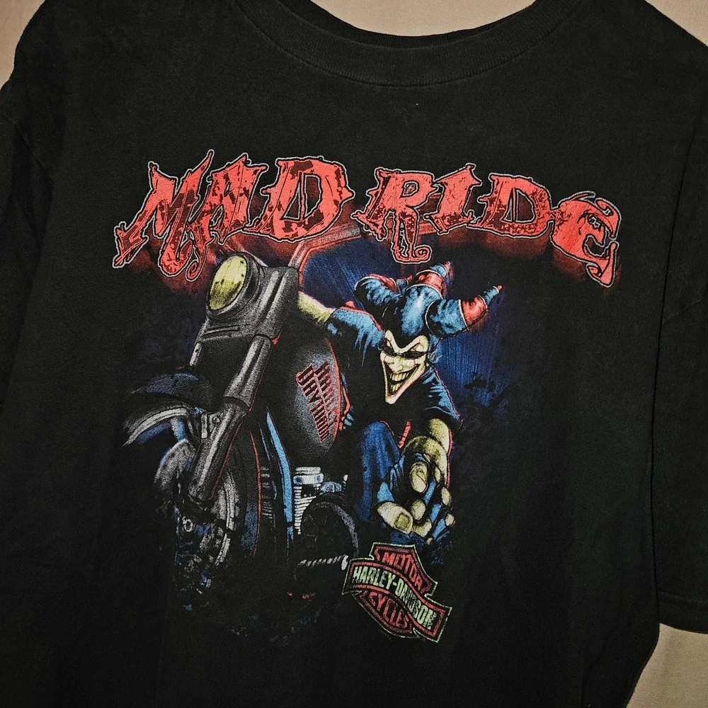 Harley Davidson Mad‎ Ride Jester Graphic Tee - Picture 3 of 6